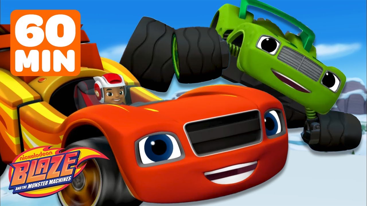 Blaze's Most EPIC Monster Machine Races! 🏎️💨 | 60 MINUTES | Blaze and the Monster Machines