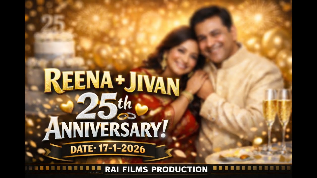 25th Anniversary | Jivan + Reena | 17-1-2026 | Rai Films