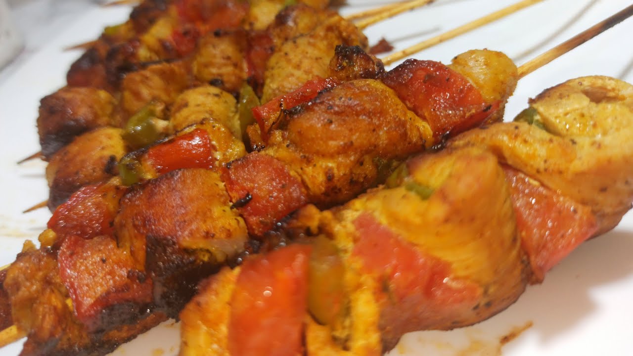 بروشات إسكالوب بأروع تتبيلة 😍لذييييذة جدا 😋 مستحيل تستغني عليها ⁦♥️⁩ Brochette escalope ♥️😋