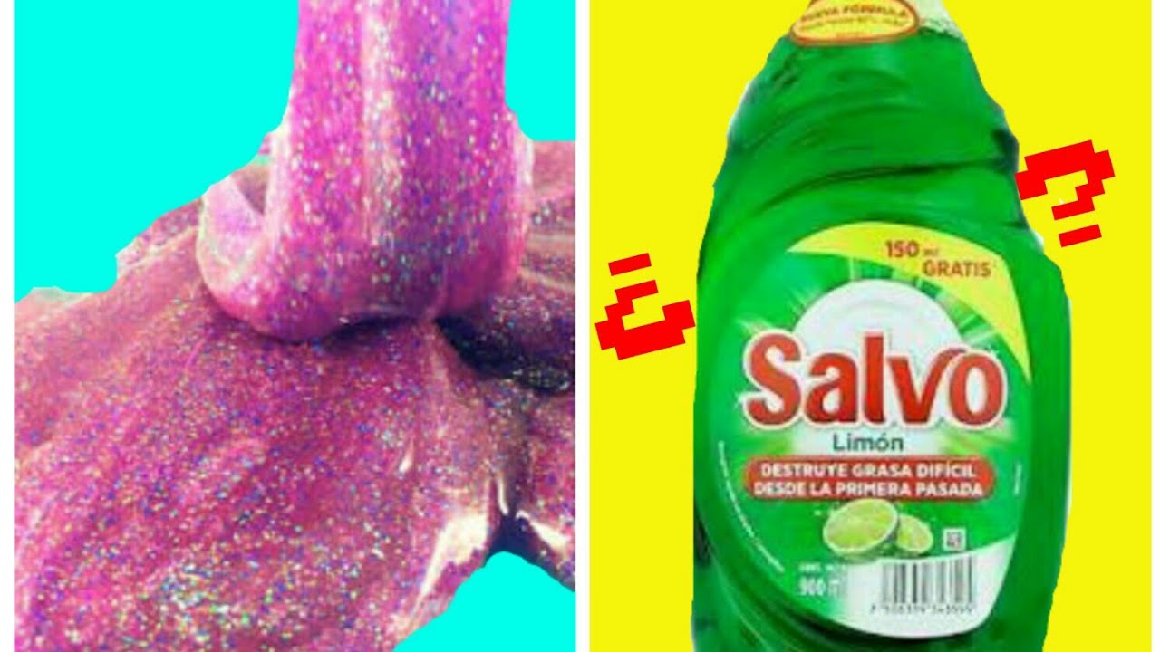 DIY Slime/ sin b&oacute;rax, Almid&oacute;n,liquido de lentillas,detergente liquido y air wick - RegiVlogs