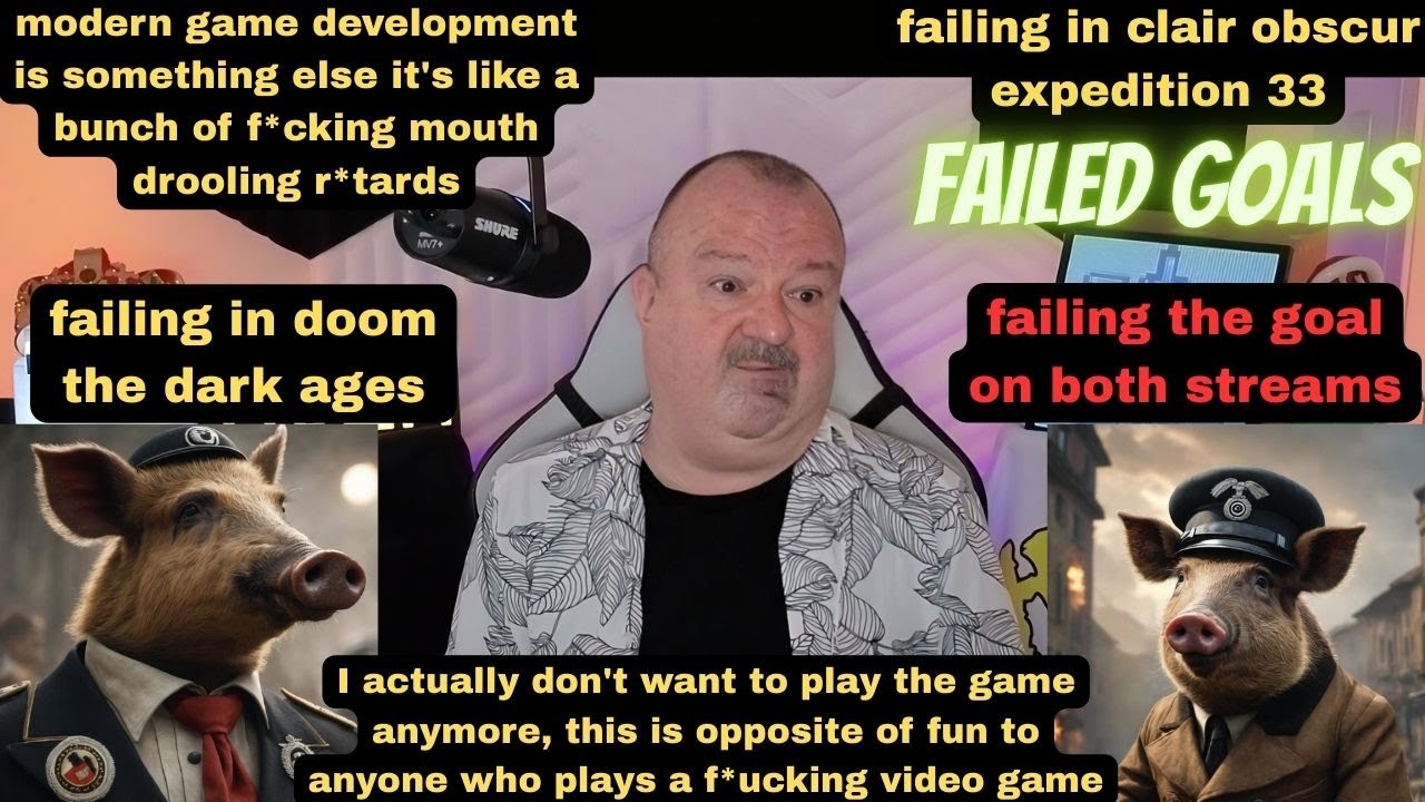 DsP--failing in clair obscur E33 + faking $63 in tips--super salty lolcow insulting doom devs