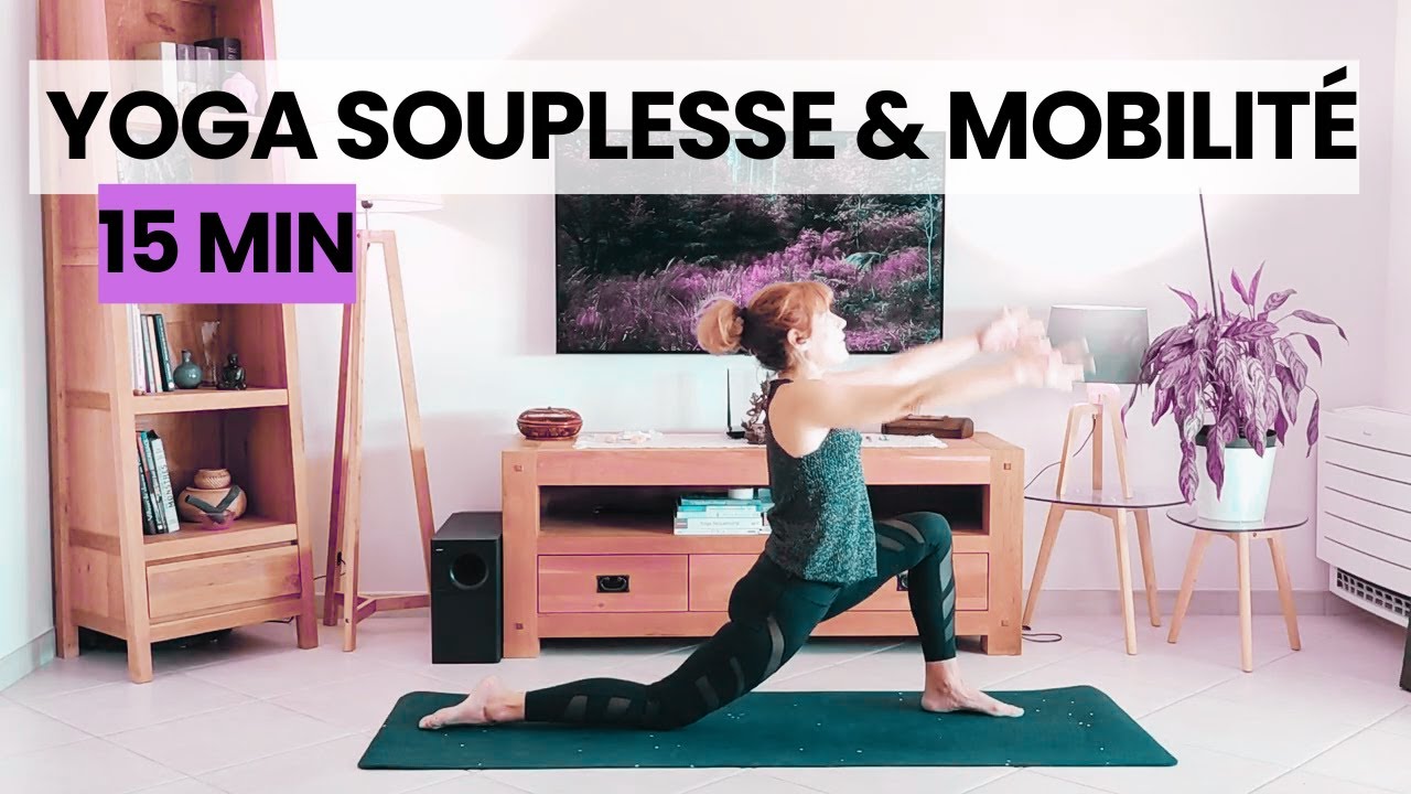 15 Min Yoga Doux pour la Souplesse | Hanches, Ischios & Mobilité