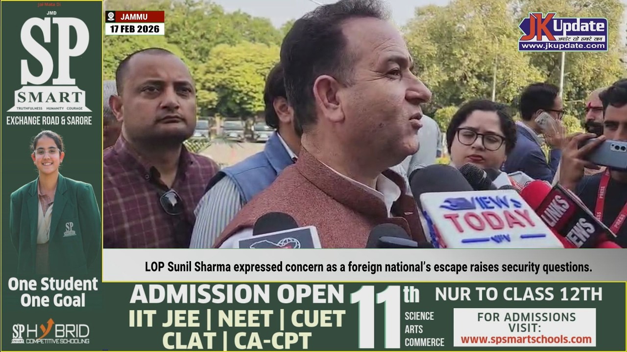 LOP Sunil Sharma expressed concern as a foreign national’s escape raises security questions