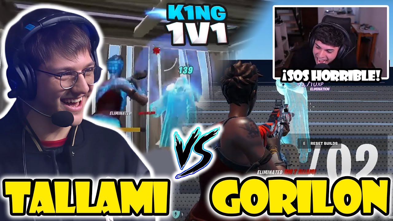 GORILON VS TALLAMI 1V1🔥GORI DA FIN A LA CARRERA DE TALLAMI *DESINSTALA EL FORTNITE*