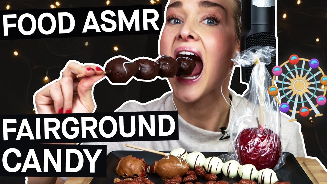 Food ASMR: Candy Apple, Chocolate Strawberries & Roasted Almonds || PULS Reportage