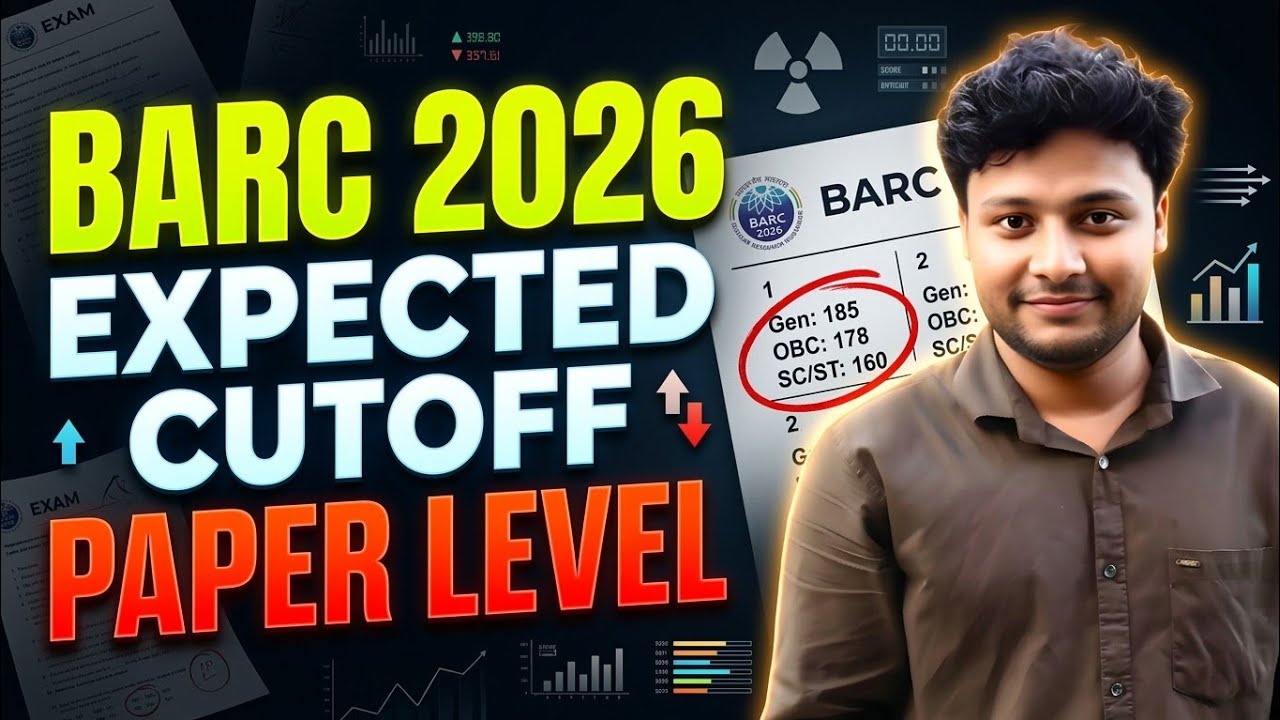 BARC 2026 Expected Cutoff|Paper Level|Memory Based Questions #barc #barc2026 #gate #jest #iitjam 