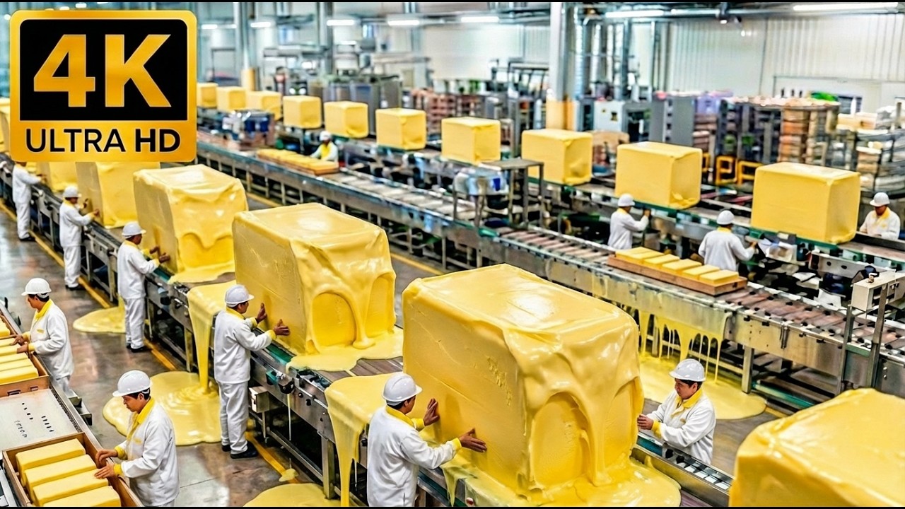 CÓMO se HACE la MANTEQUILLA en Fábricas 🧈 | Mega Fábricas Producción Industrial