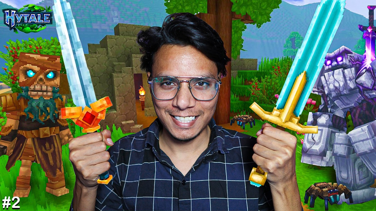 I Entered in Skeleton's Cave By Mistake 😨 | Hytale Gameplay [Part 2]