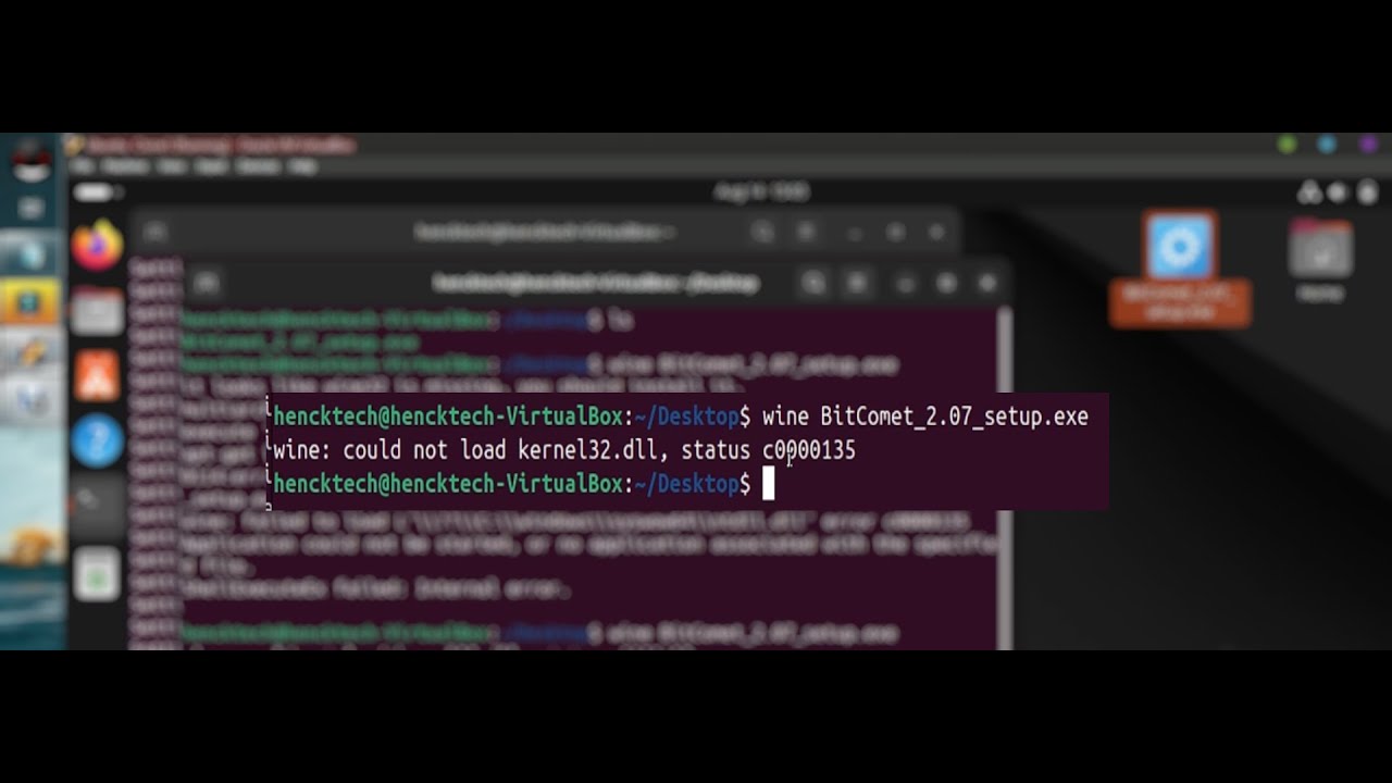 Ubuntu/Wine: could not load KERNEL32.dll FIX
