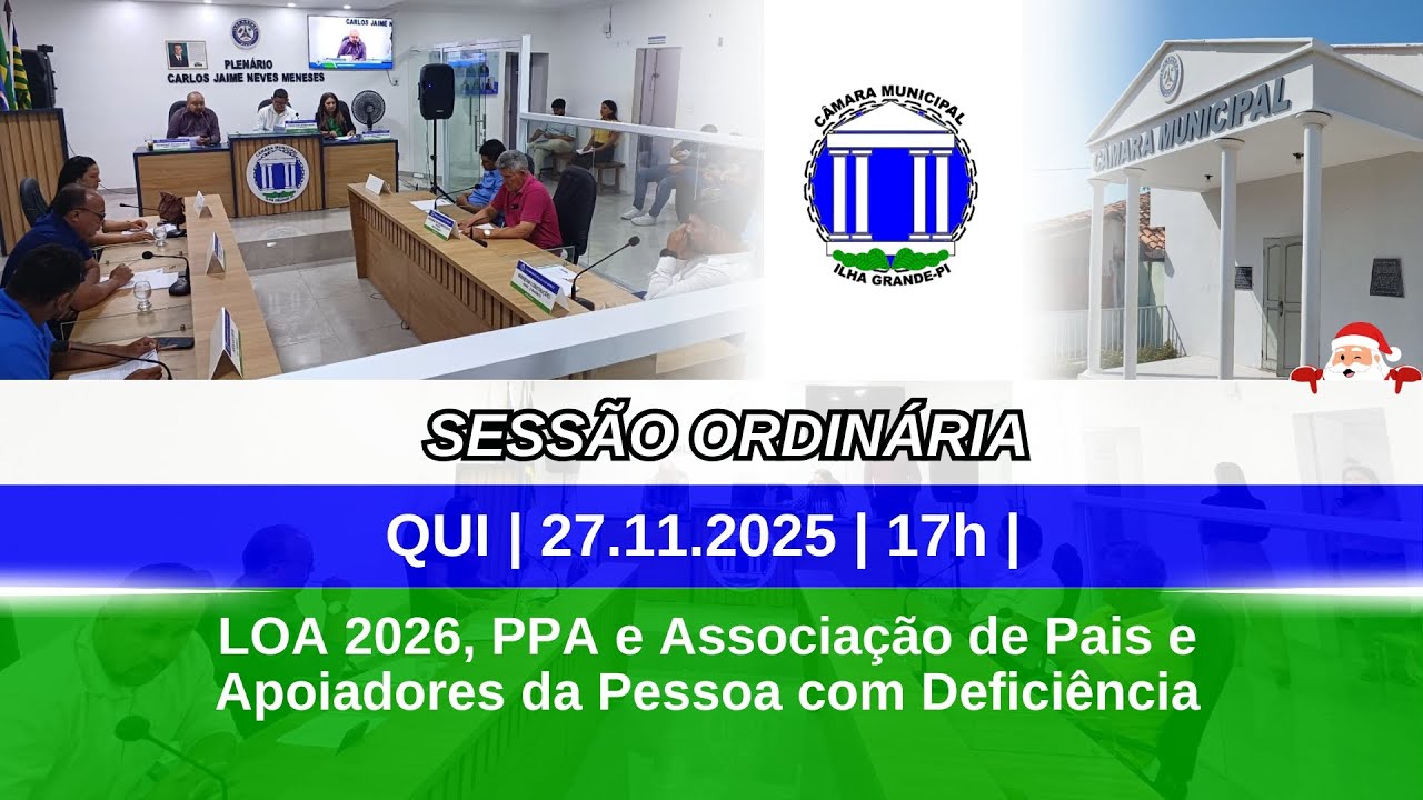 Sessão Ordinária | 27.11.2025 | LOA 2025, PPA, PL 003/2025, Pronunciamento e Debates Legislativos