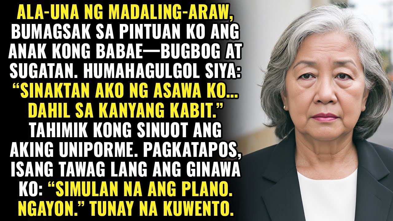 Alas-una ng Madaling Araw, Bumagsak ang Aking Anak sa Pintuan — Binugbog Siya ng Aking Manugang...