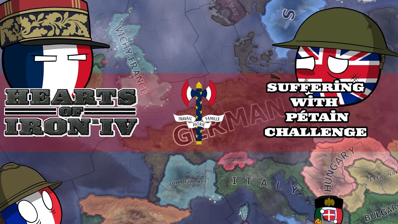 HoI4 Challenge: Suffering with Pétain - Die, Perfidious Albion!