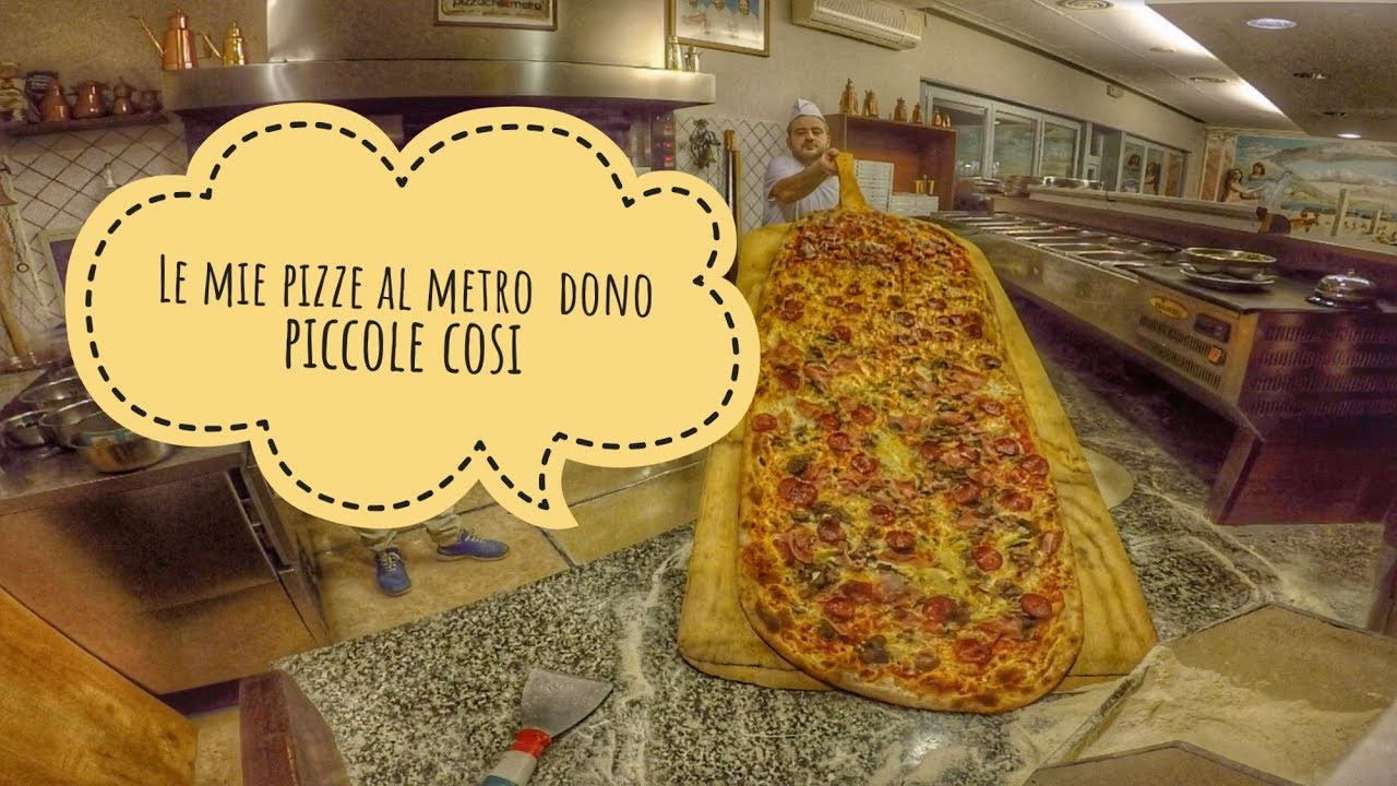 RISTORANTE PIZZERIA L’INFINITO PRESENTA UNA MERAVIGLIOSA PIZZACHILOMETRO PIZZAIOLO MARIO PETROLO