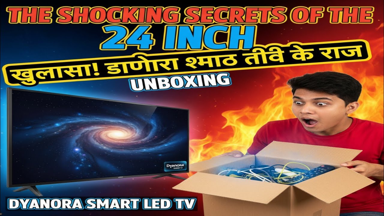 CHEAPEST Android TV। “2025 Ka Dyanora 24 Inch Smart TV - Complete Unboxing, Review & Best Features 