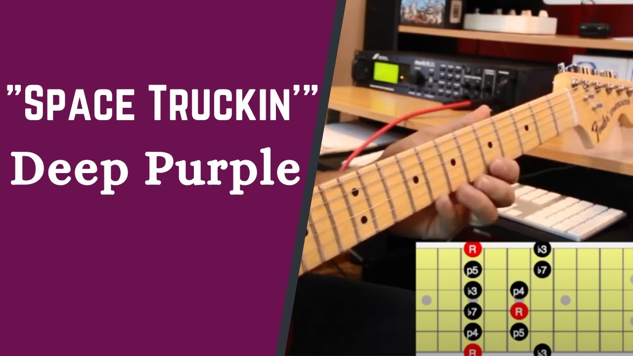 How to Play "Space Truckin'" by Deep Purple - Killer Guitar Lesson w/ Robert Baker