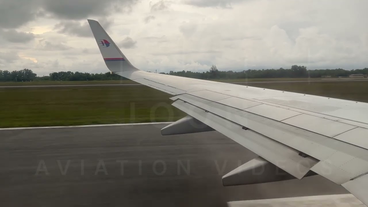 MH2593 | 9M-FFF | MYY-KUL | Pushback to takeoff from Miri Airport runway 02
