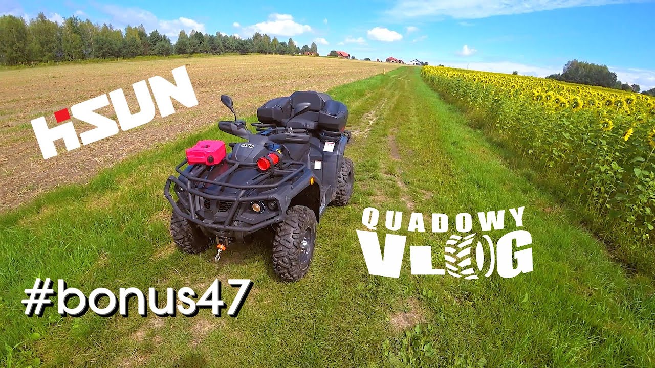 #bonus47 - HISUN Tactic 550 EPS, quad dla rolnika i do wożenia Dzik&oacute;w z polskiego lasu 😂 (quad vlog)