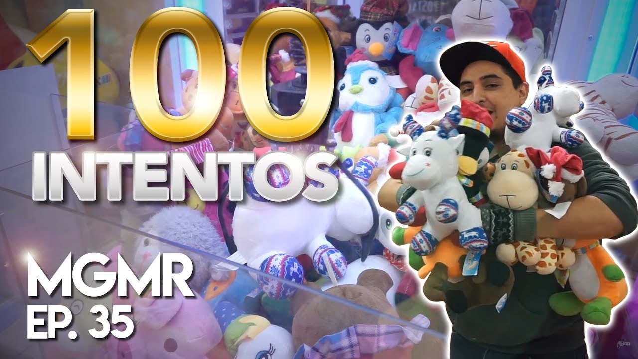 100 INTENTOS EN MAQUINAS DE PELUCHES - MiniGames en el Mundo Real Ep. 35