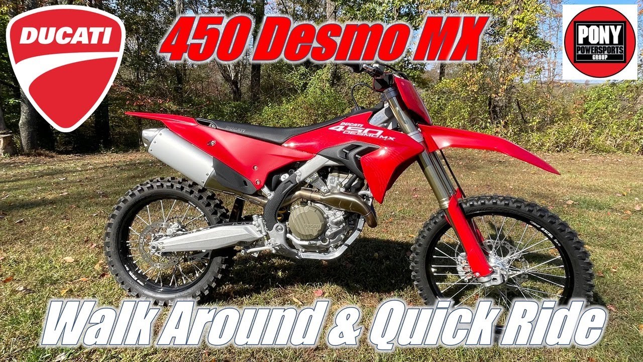 Ducati 450 Desmo 450MX: прогулка и быстрая поездка