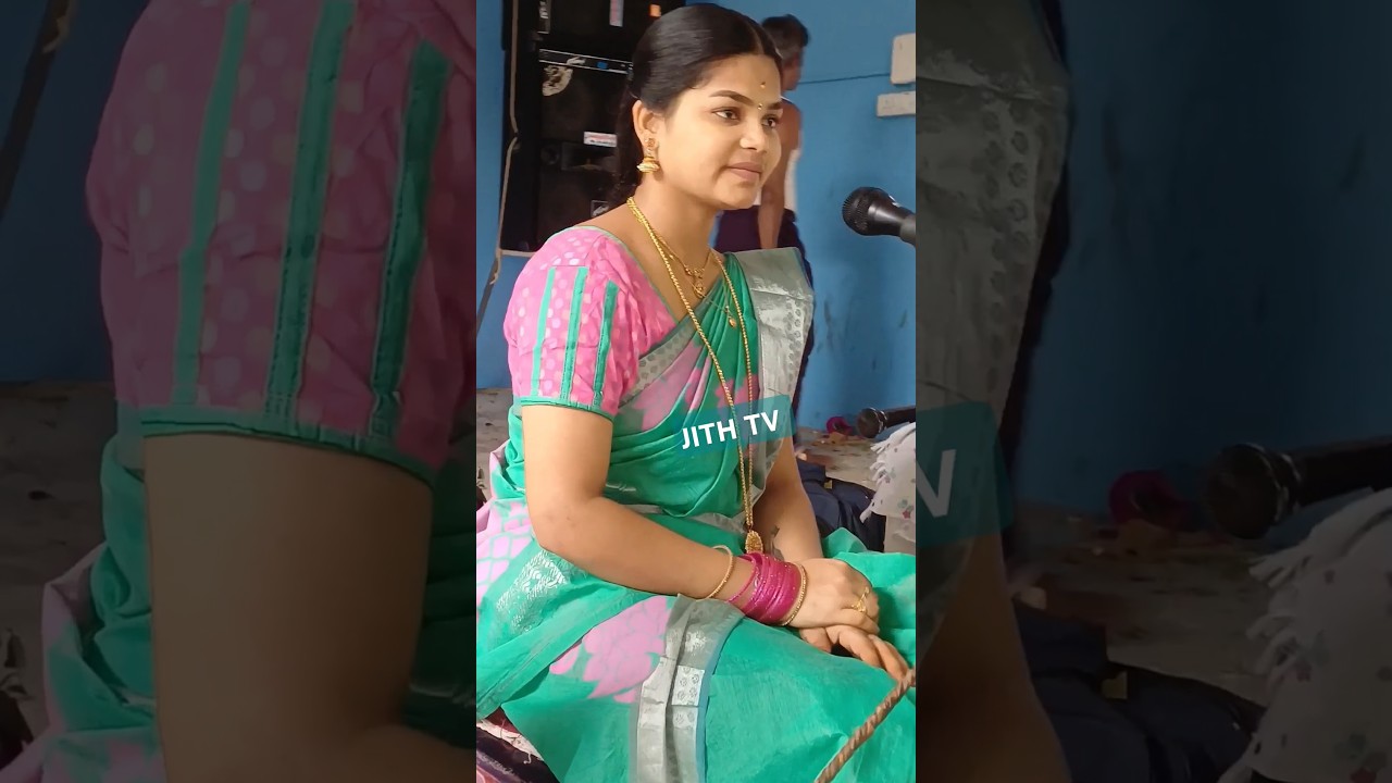 💑 hpy moment villupattu madhavi #jithtv #madhavi #trending