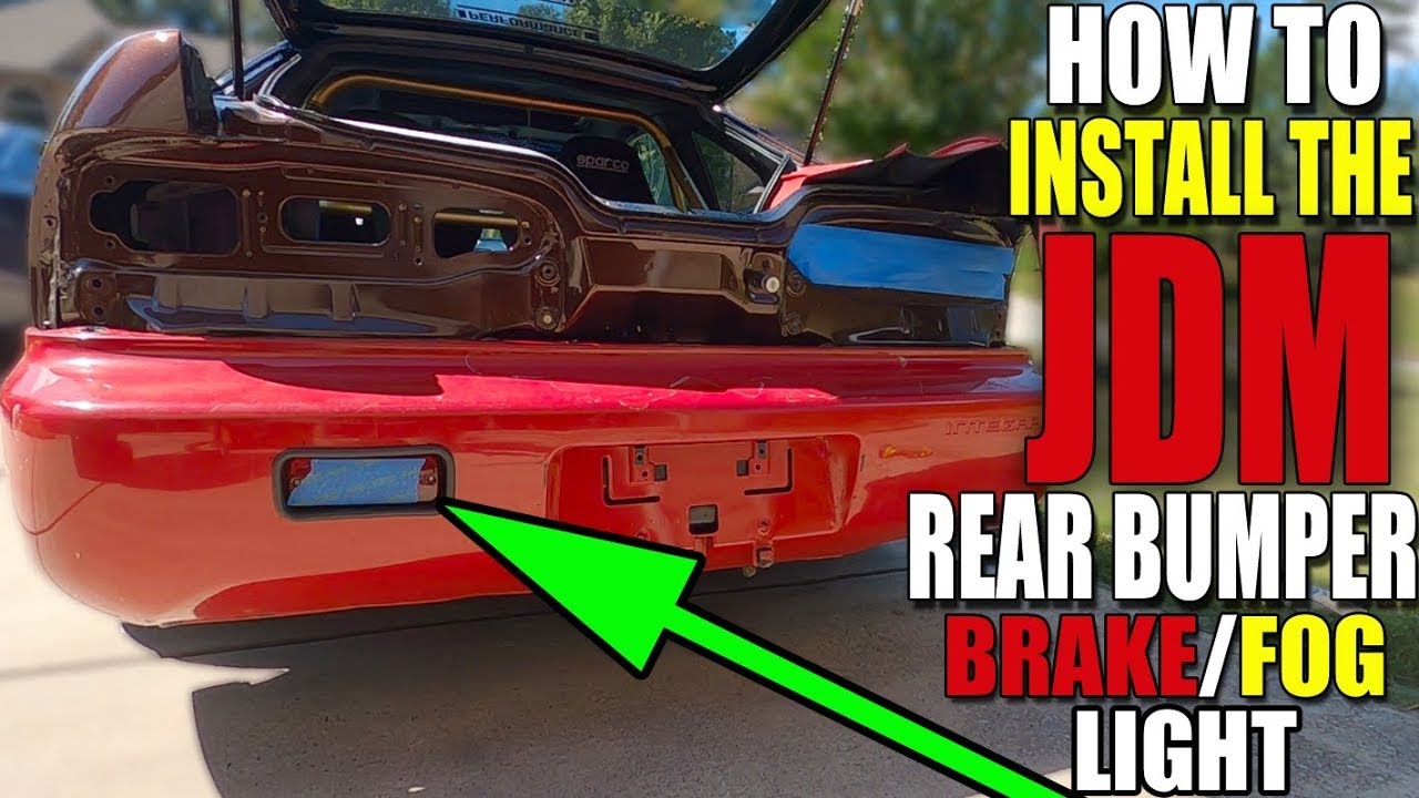 JDM REAR BUMPER LIGHT | FOG LIGHT | BRAKE LIGHT