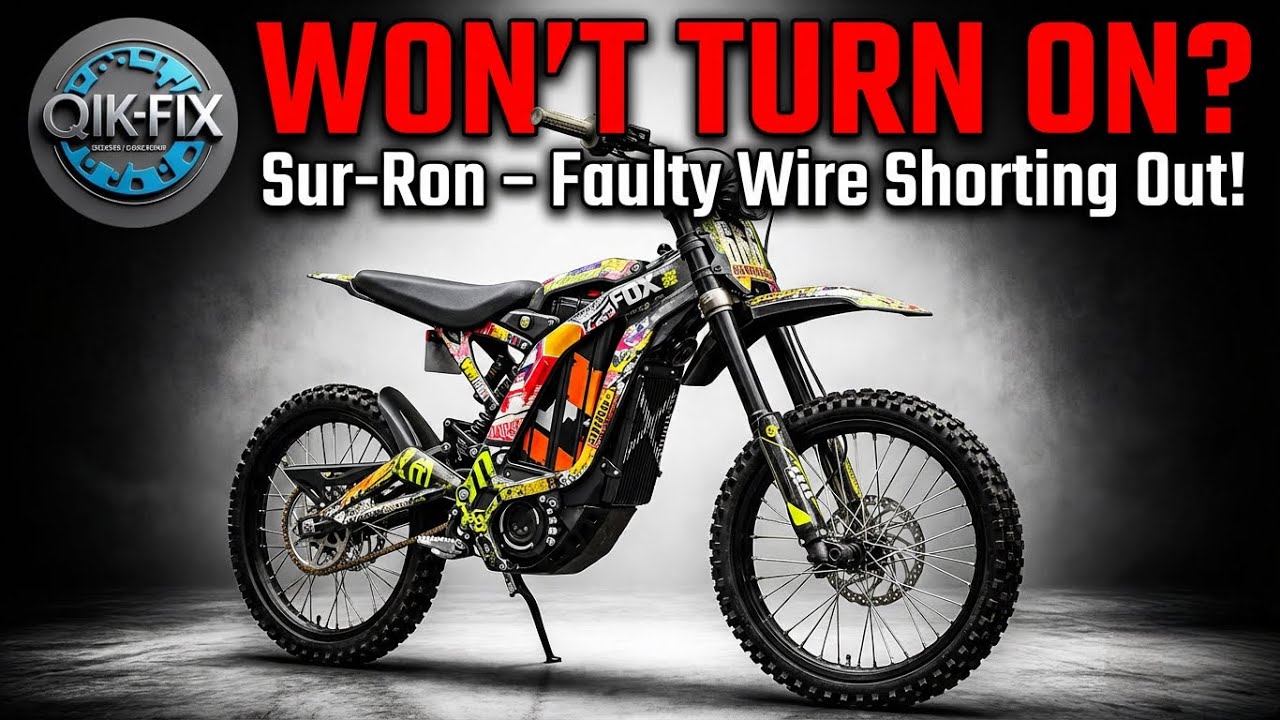 Sur-Ron Won’t Turn On? Fixed by Finding a Faulty Shorting Wire! #foryou 
