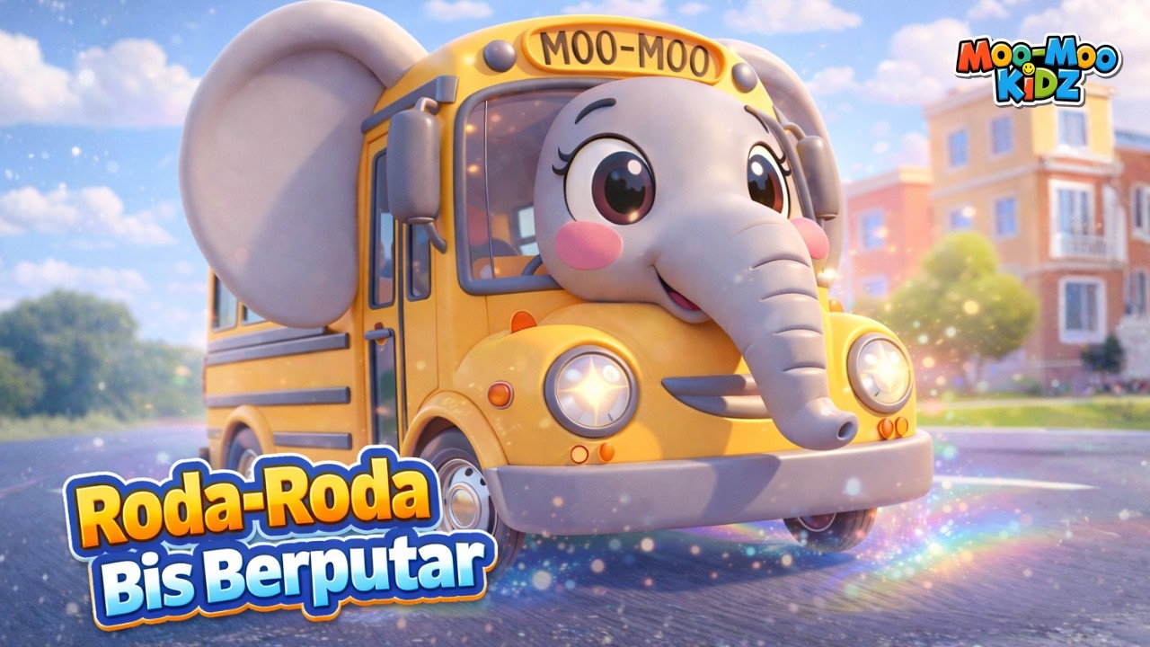 Roda-Roda Bis Berputar Putar 🚌 | Lagu Anak Indonesia Terbaru 2025 | Ada TELOLET!