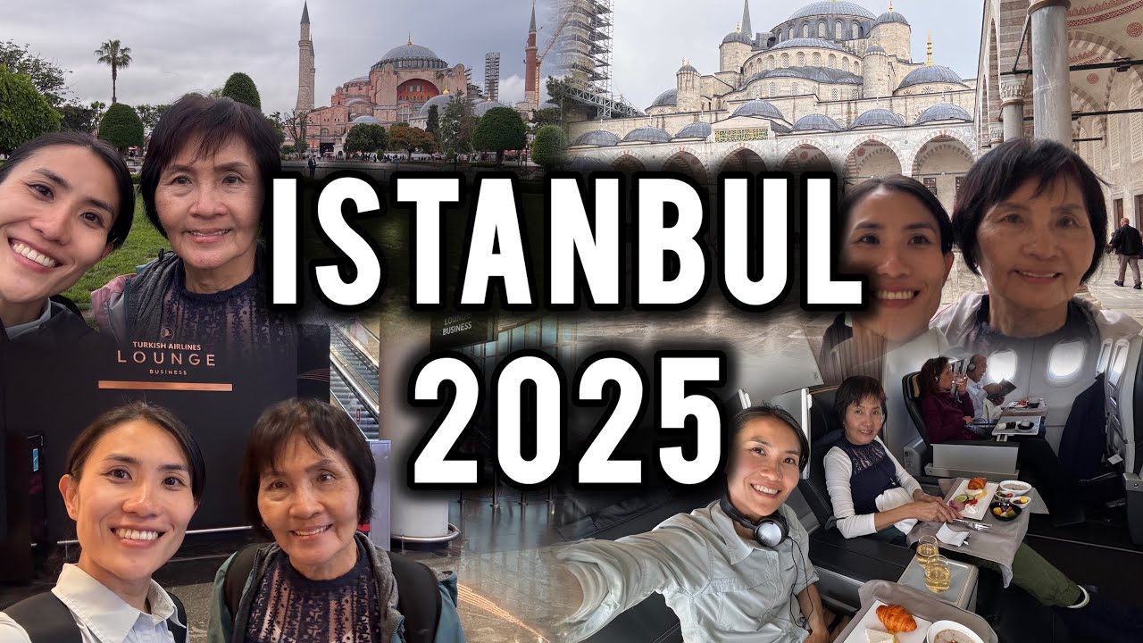 【Middle East with Mom 2025】Part 1:  11-Hour Transit in Istanbul | Turkish Airlines Business Class