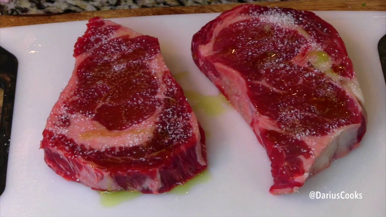 Herbed Rib Eye with Hennessy Garlic Butter