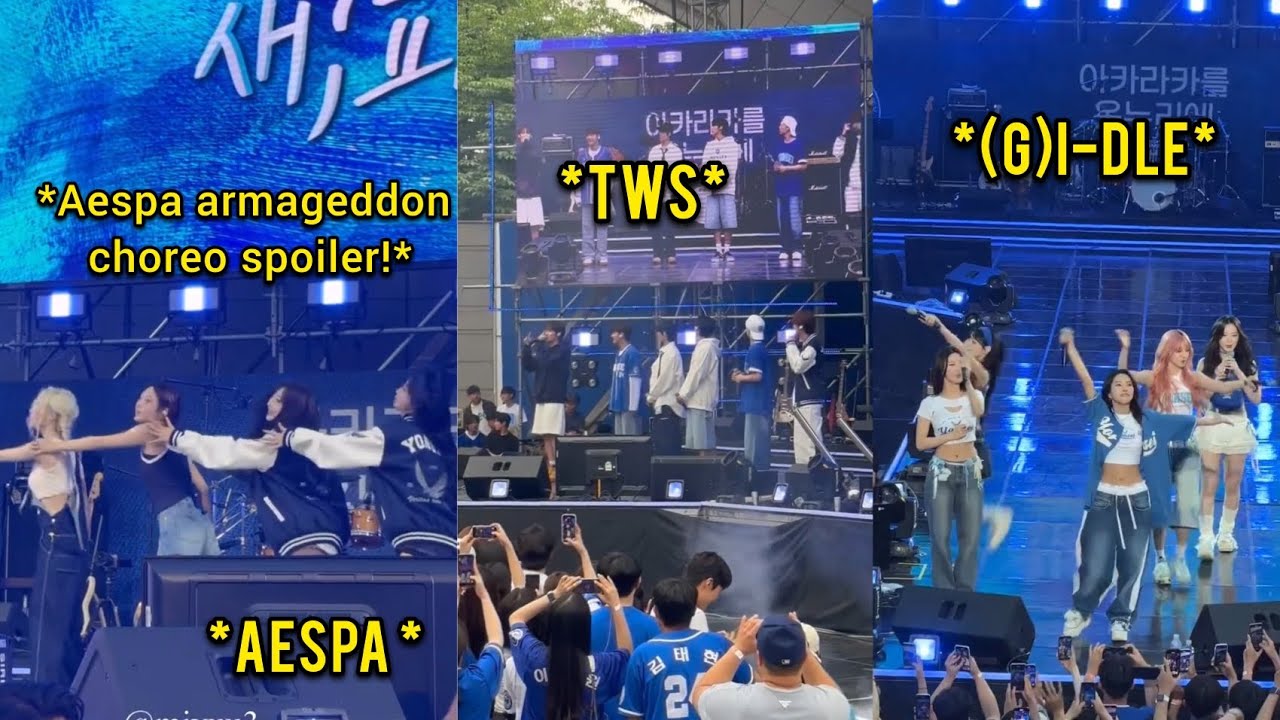 Aespa, TWS, Day6, (G)I-dle at Yonsei University Akaraka Festival