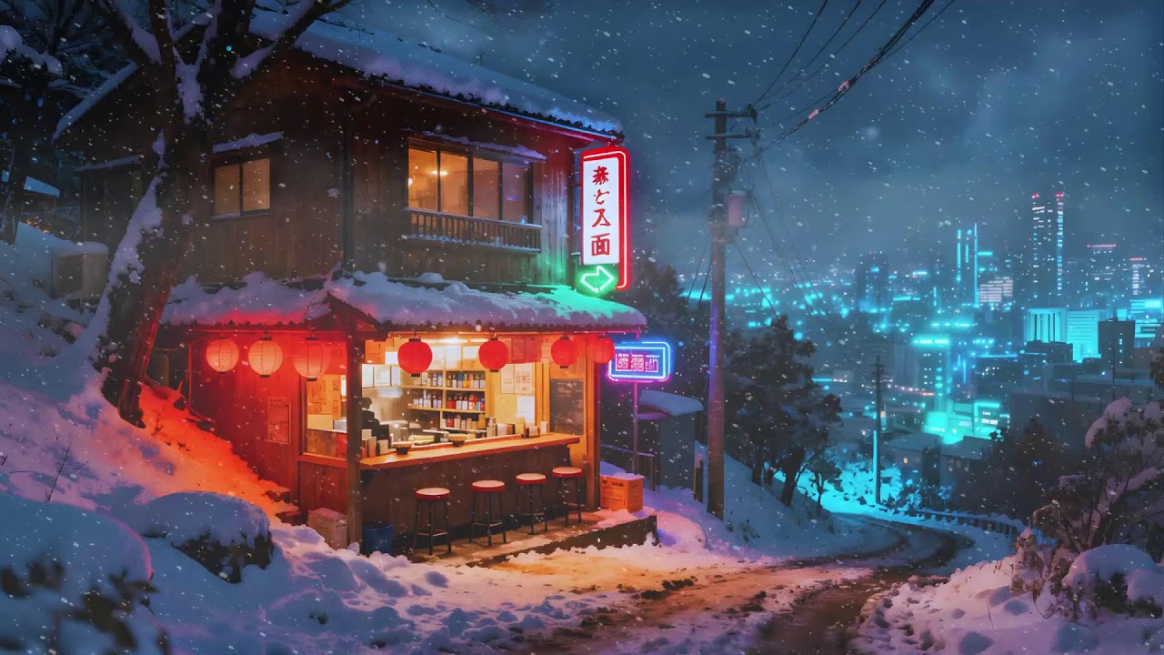 Midnight Ramen & Coffee ☕🍜 | Chill Lofi Beats for Late Night Focus