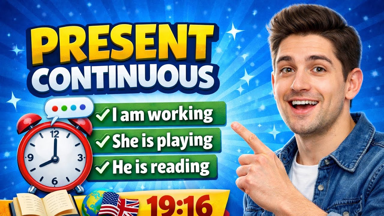 Present Continuous | 9-Dars | Hozirgi davomiy zamon