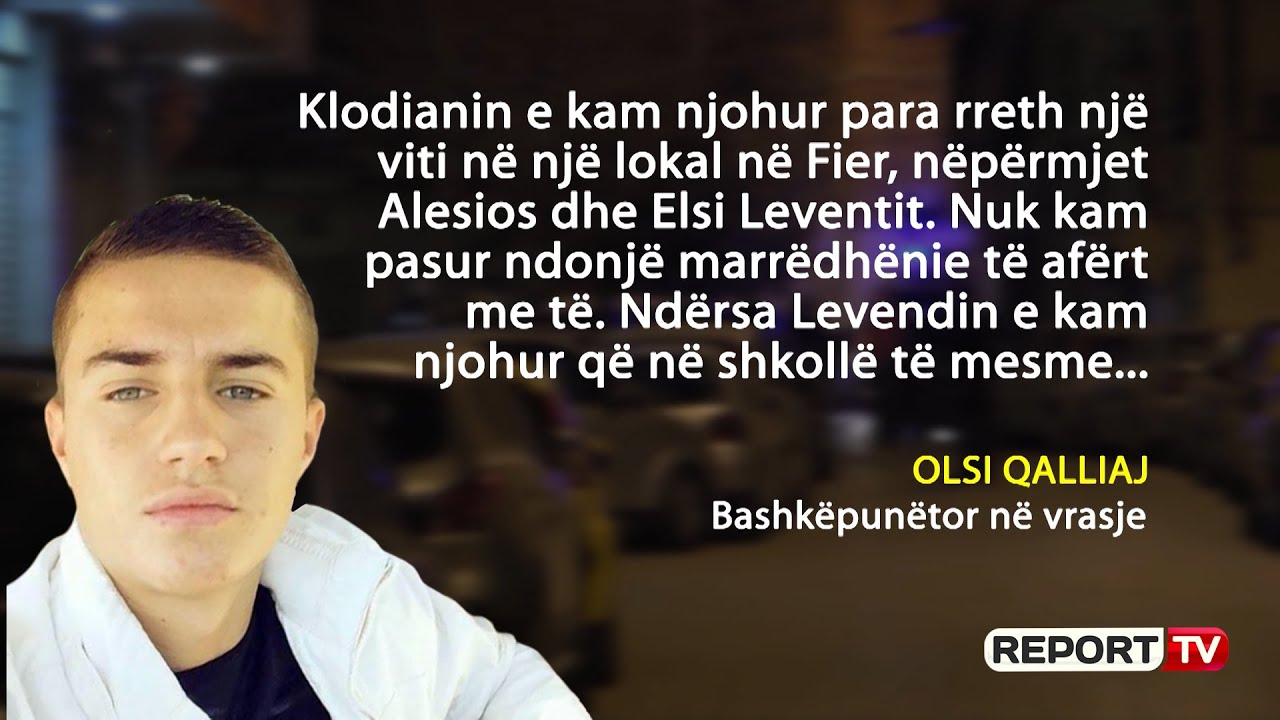 Report TV - 'Zbërthehet' 22-vjeçari: Takimi me Klodian Banen, 4 ditë para vrasjes së Jurgen Kurtit
