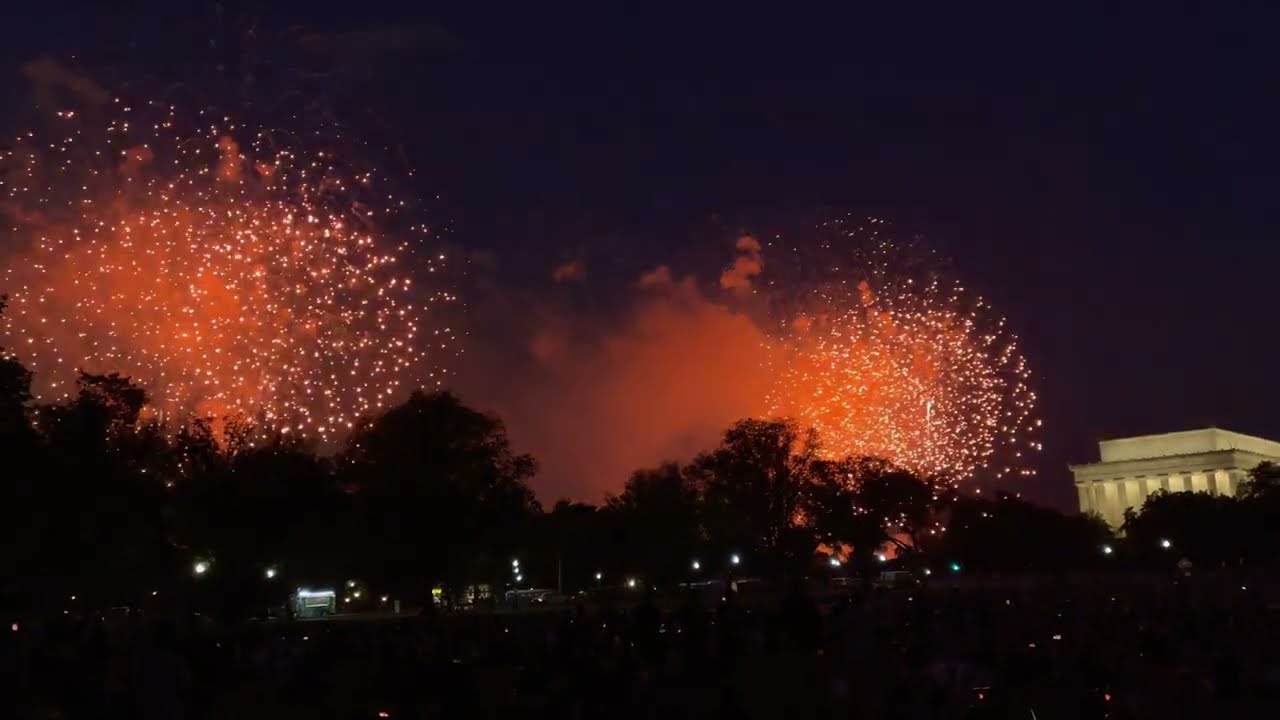 Fireworks at National Mall, Washington, DC 🇺🇸🇺🇸🇺🇸 2021.07.04