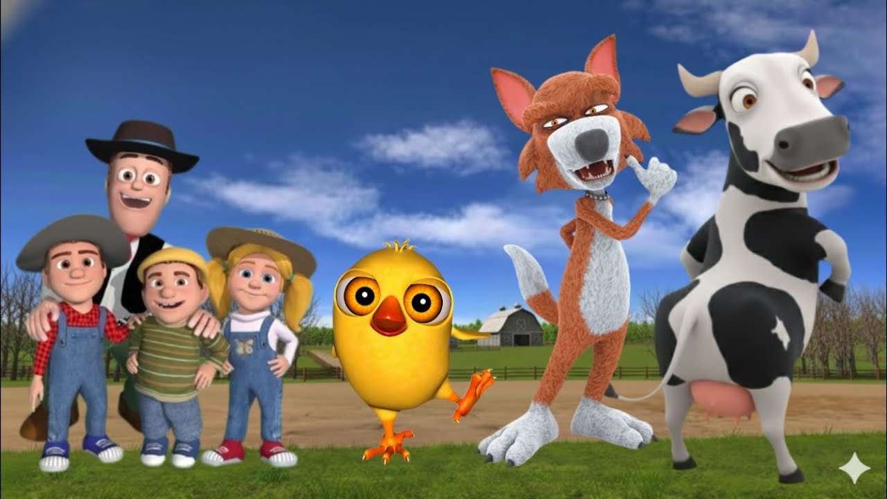 El Pollito pío 3d | El toro se congela jugando game ep-03 en el juegodel Toroy el Tractor 3D 2026