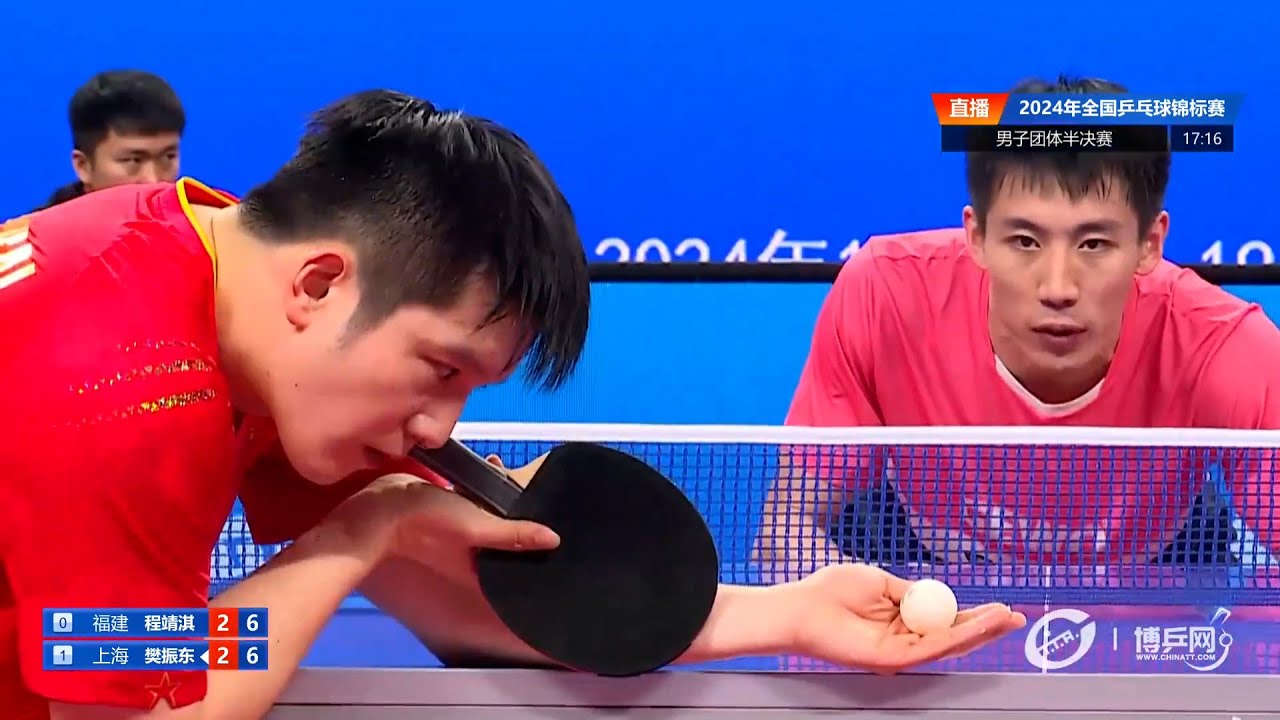 Fan Zhendong vs Cheng Jingqi | MT Semifinal | Chinese National Championships 2024