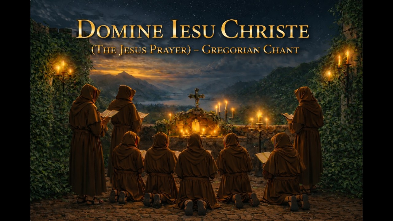 Gregorian Chant – Domine Iesu Christe (The Jesus Prayer) (432Hz) | Latin Prayer for Mercy & Healing