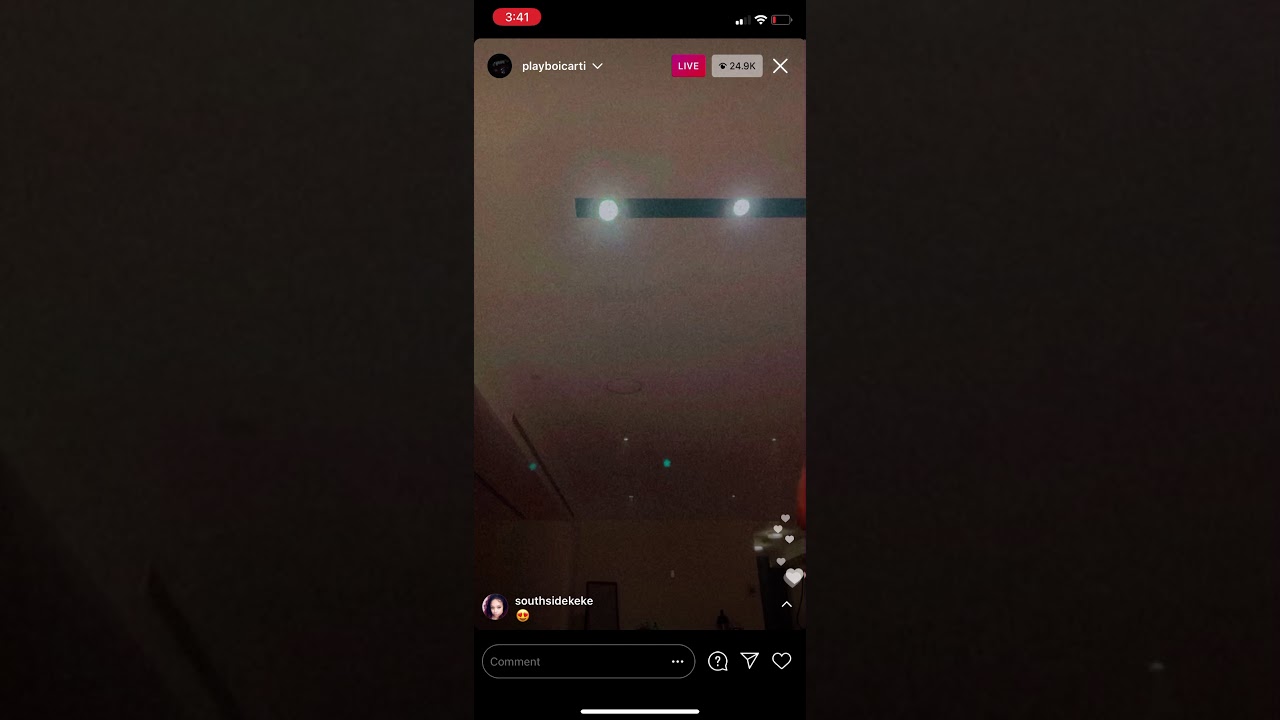 Playboi carti Instagram live (New Tank)