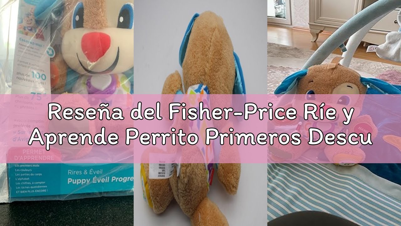 Reseña del Fisher-Price Ríe y Aprende Perrito Primeros Descubrimientos, peluche interactivo con luce