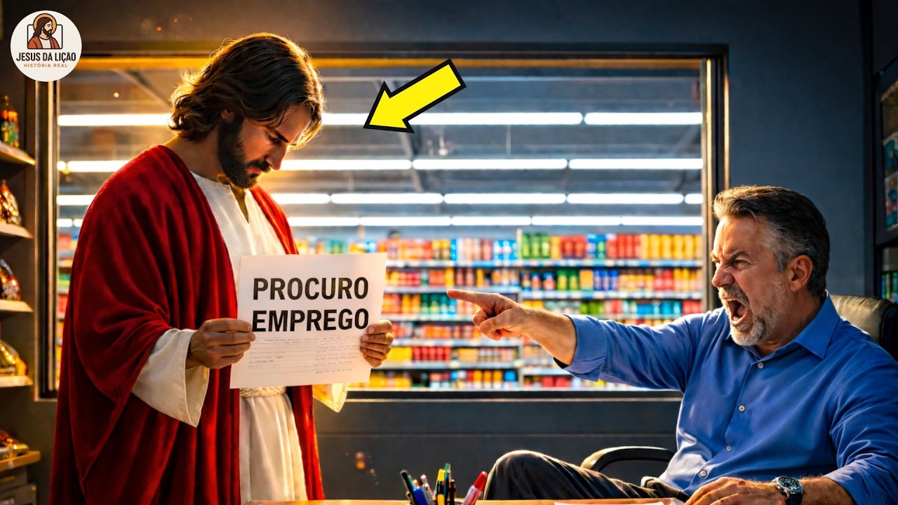 JESUS PEDIU EMPREGO NO SUPERMERCADO E FOI HUMILHADO PELO GERENTE —O QUE ACONTECEU DEPOIS MUDOU TUDO