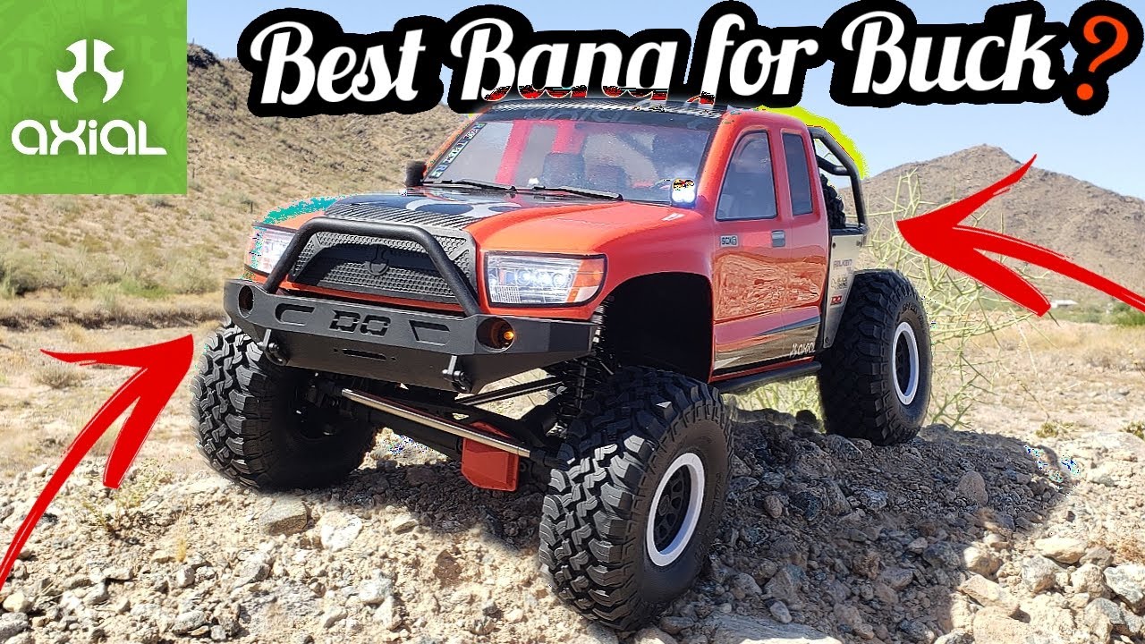Best Rc Crawler for your money imo. Axial SCX6 Honcho.