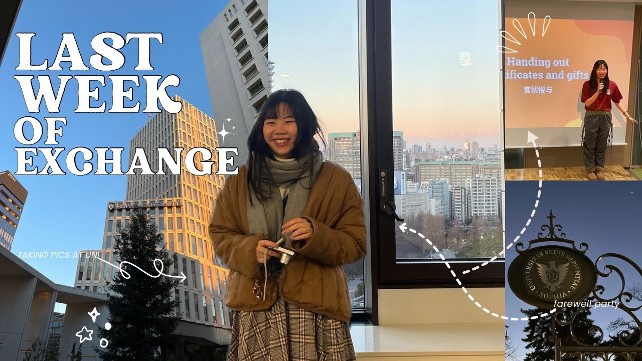 [VLOG] last week as an exchange student at Sophia University 📚