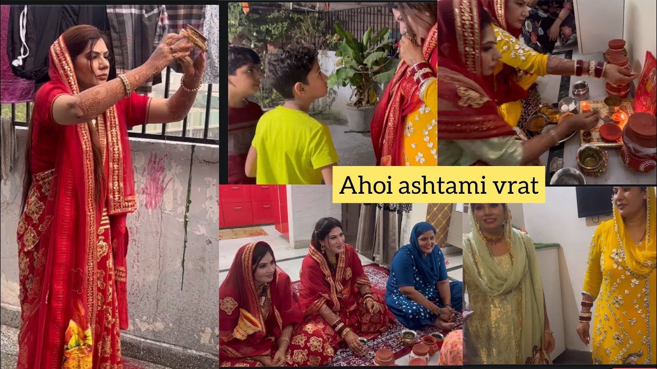 Ahoi ashtami vlog| Ahoi ashtami pe banaye special recipe