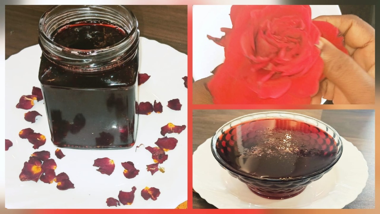 Home Made Rose Syrup Recipe 🌹😋| ரோஸ் சிரப் செய்வது எப்படி | Roohafza Recipe | Ramzan Special Drink