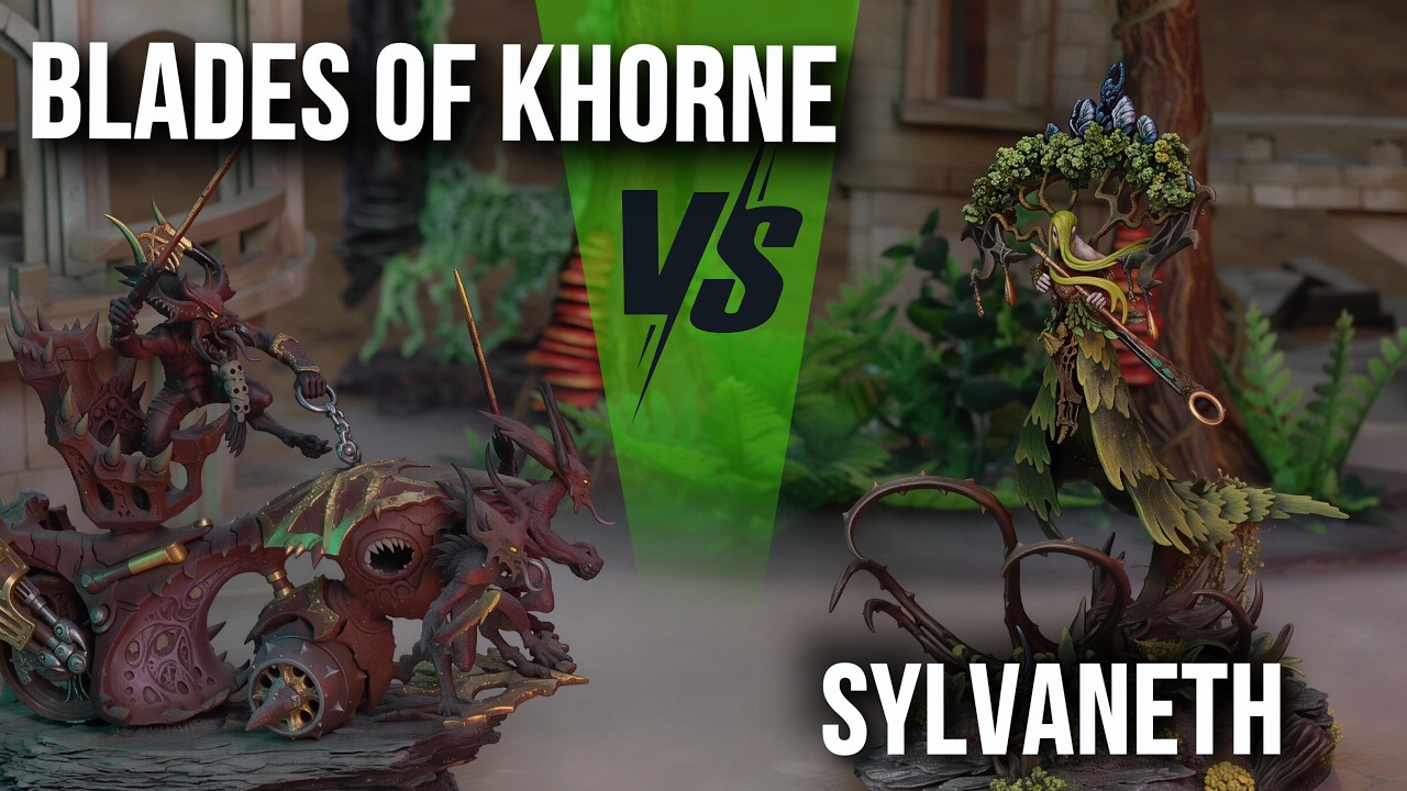 BLADES OF KHORNE VS SYLVANETH | Battlereport Warhammer: Age of Sigmar