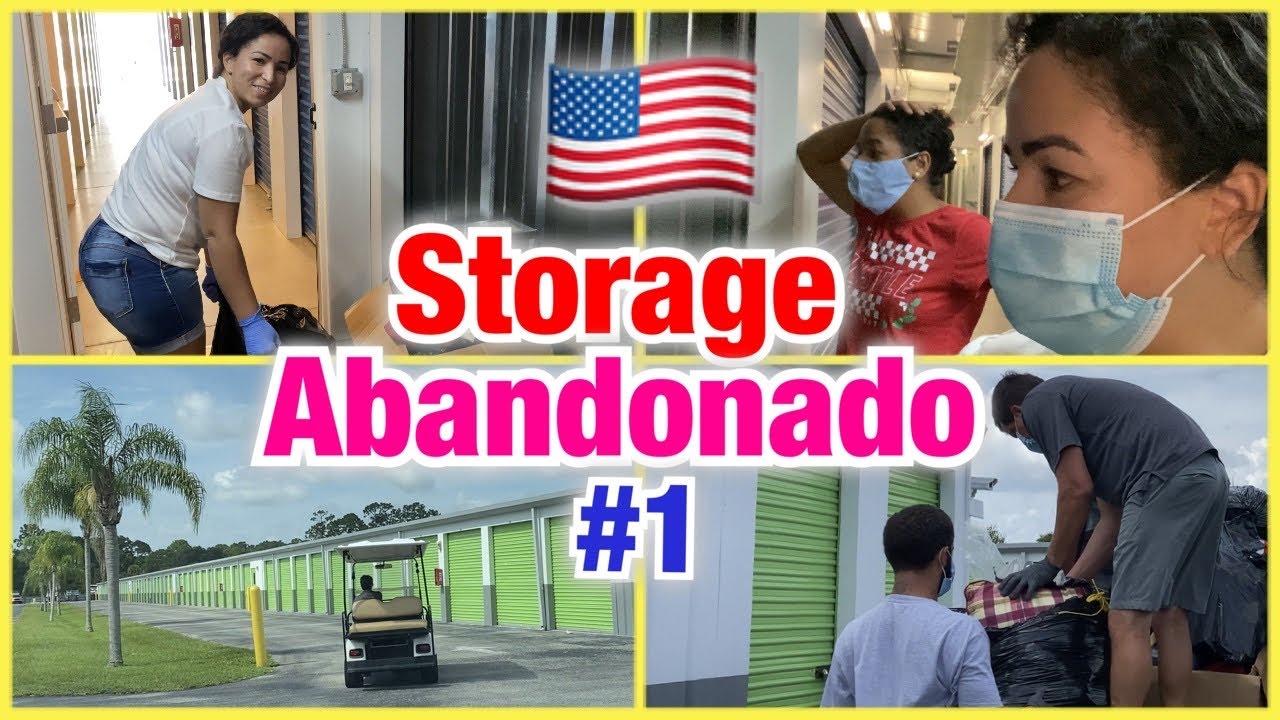COMPREI MEU PRIMEIRO LEILÃO DE GARAGEM NOS EUA | STORAGE ABANDONADO #1 | TIVEMOS UM IMPREVISTO