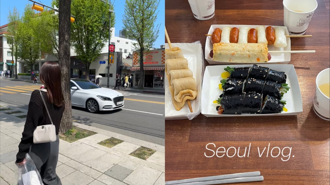 iPhone5で映すseoul vlog..✦.*リピ確キムチチゲ,ご褒美にminitmute👜,3泊4日姉妹旅