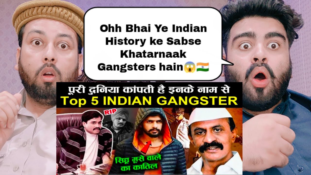 पुलिस की नाक में दम कर रखा था इन गैंगस्टर्स ने । Top 5 Indian Gangsters | pakistani real reaction