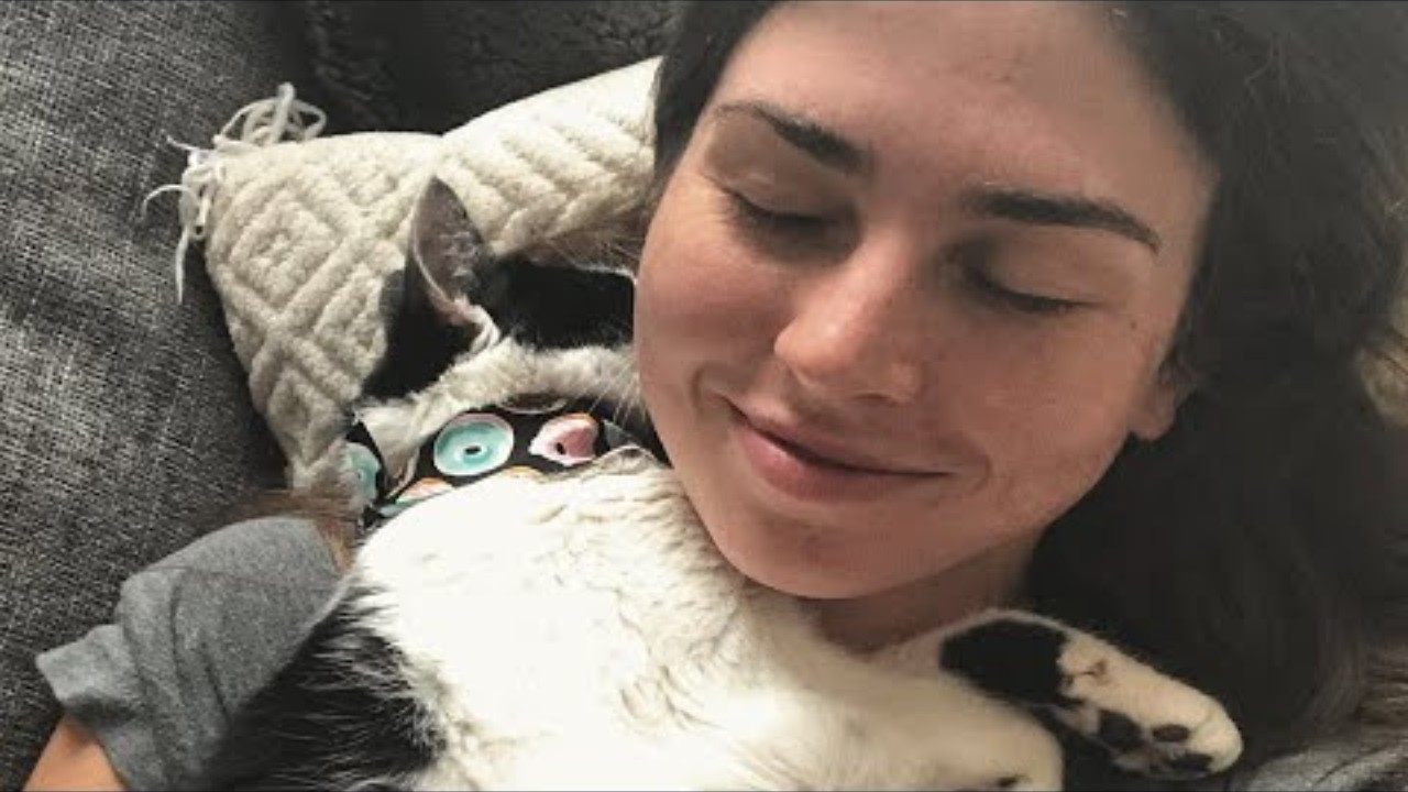 This woman was always a dog person  Then she brings home a blind cat