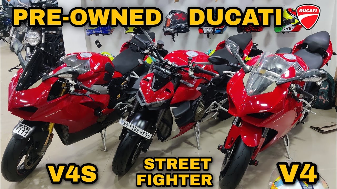 Pre Owned DUCATI 4VS , STREETFIGHTER , PANIGALE V4 | Second Hand SUPERBIKE Showroom Kolkata | #MxK